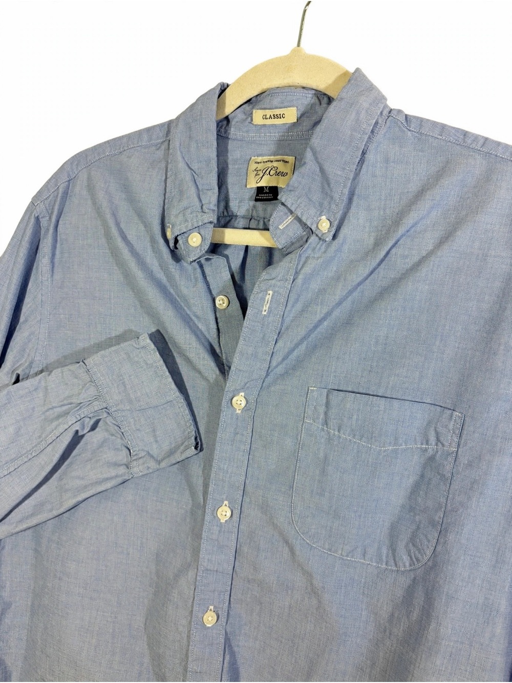 J. Crew Light Blue Classic Button-Down Shirt